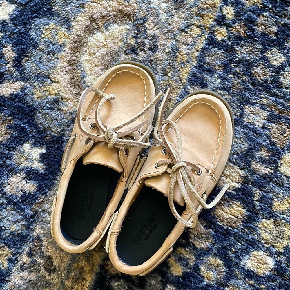 Little Kids Sperry Boat Shoes size 10.5 US